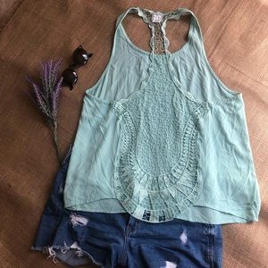 Daytrip mint green tank top